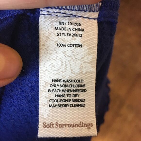 Soft Surroundings Siesta crepe minimalist top - Picture 2 of 4